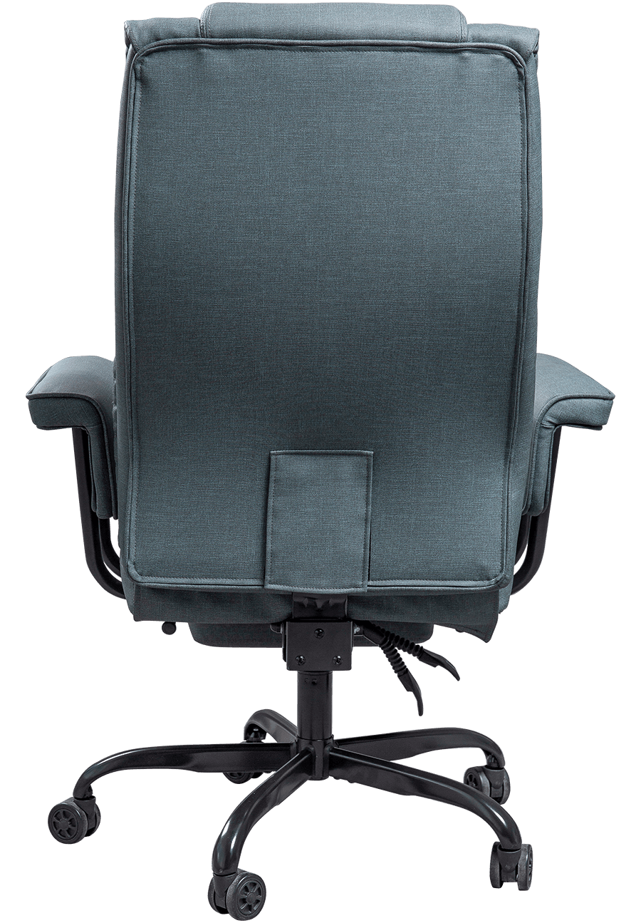 Silla ejecutiva de Boss del recliner lleno de los apoyabrazos de la silla de la tela de la tecnología cómoda única con el reposapiés details