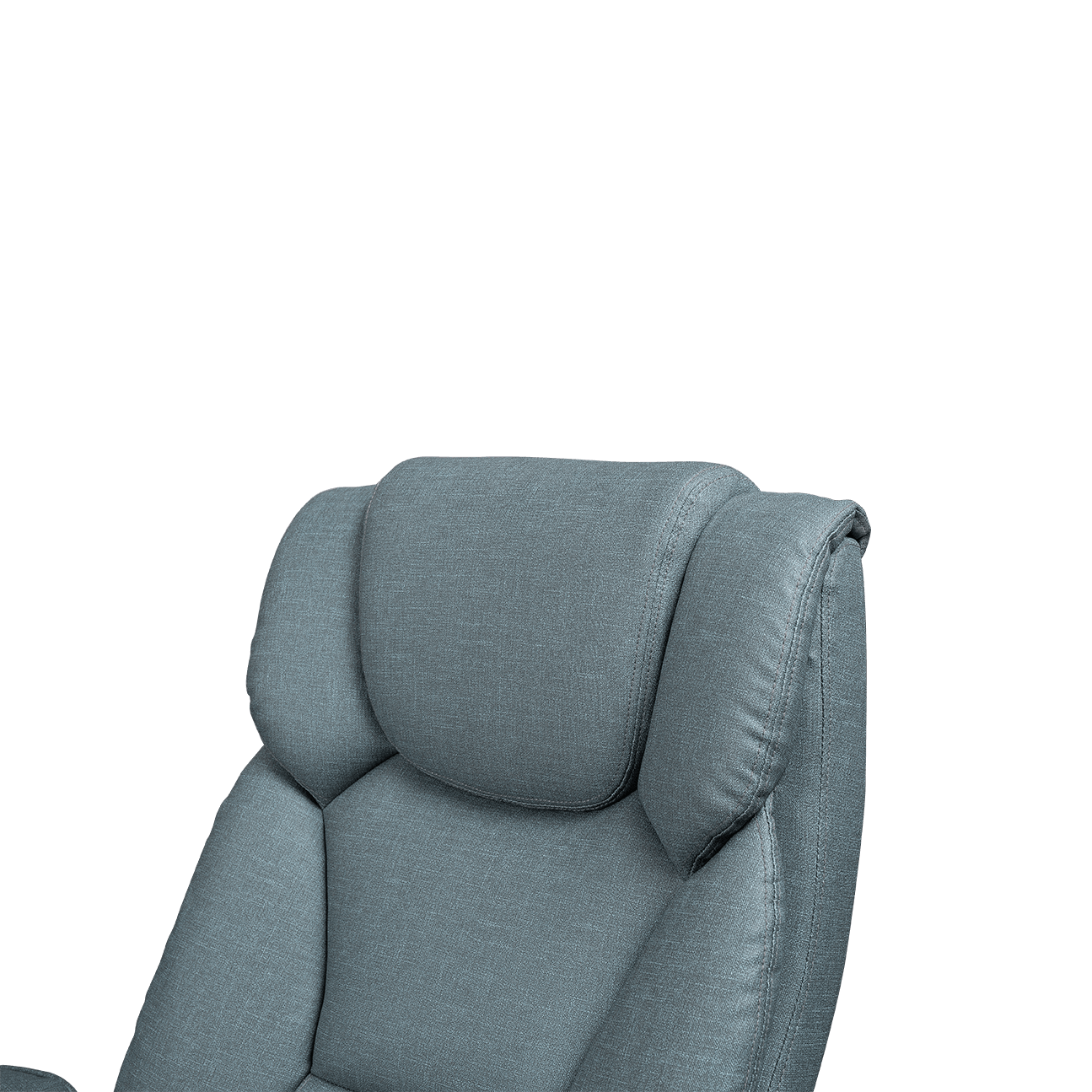 Silla ejecutiva de Boss del recliner lleno de los apoyabrazos de la silla de la tela de la tecnología cómoda única con el reposapiés details