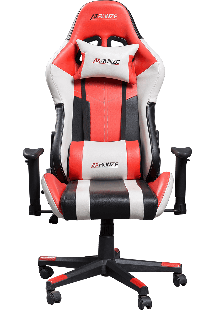 Silla ergonómica para juegos con logotipo personalizado de estilo automovilístico, silla para juegos ajustable con soporte de carga grande, almohada y soporte Lumbar