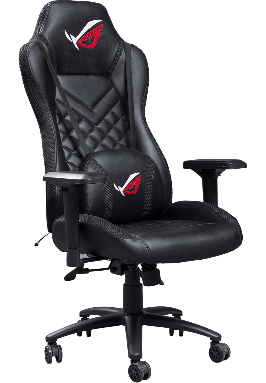 Silla reclinable para juegos con función giratoria 360, silla para jugadores de PC con revestimiento resistente, silla negra completa para juegos de PU details