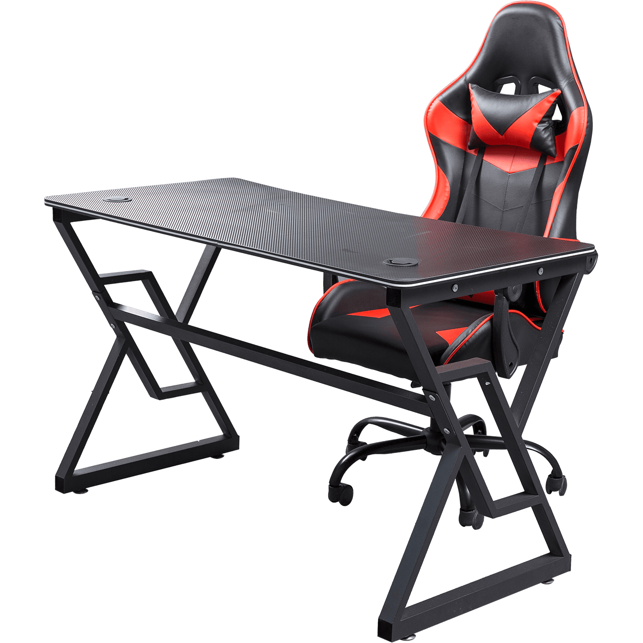 Muebles negros Silla para juegos Muebles de nuevo diseño Escritorio profesional para computadora